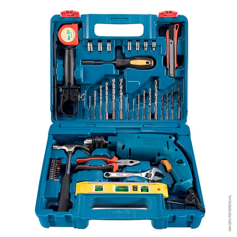 DONG CHENG KIT DE HERRAMIENTA Y TALADRO 500W DZJ04-13