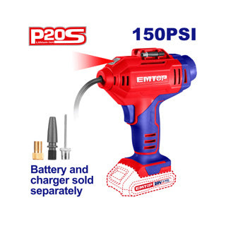 EMTOP COMPRESOR DE AIRE INALAMBRICO 20V ELAC2018