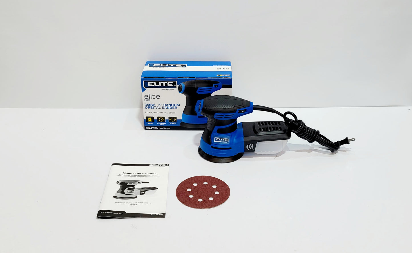 ELITE LIJADORA ROTO ORBITAL 350W PS350
