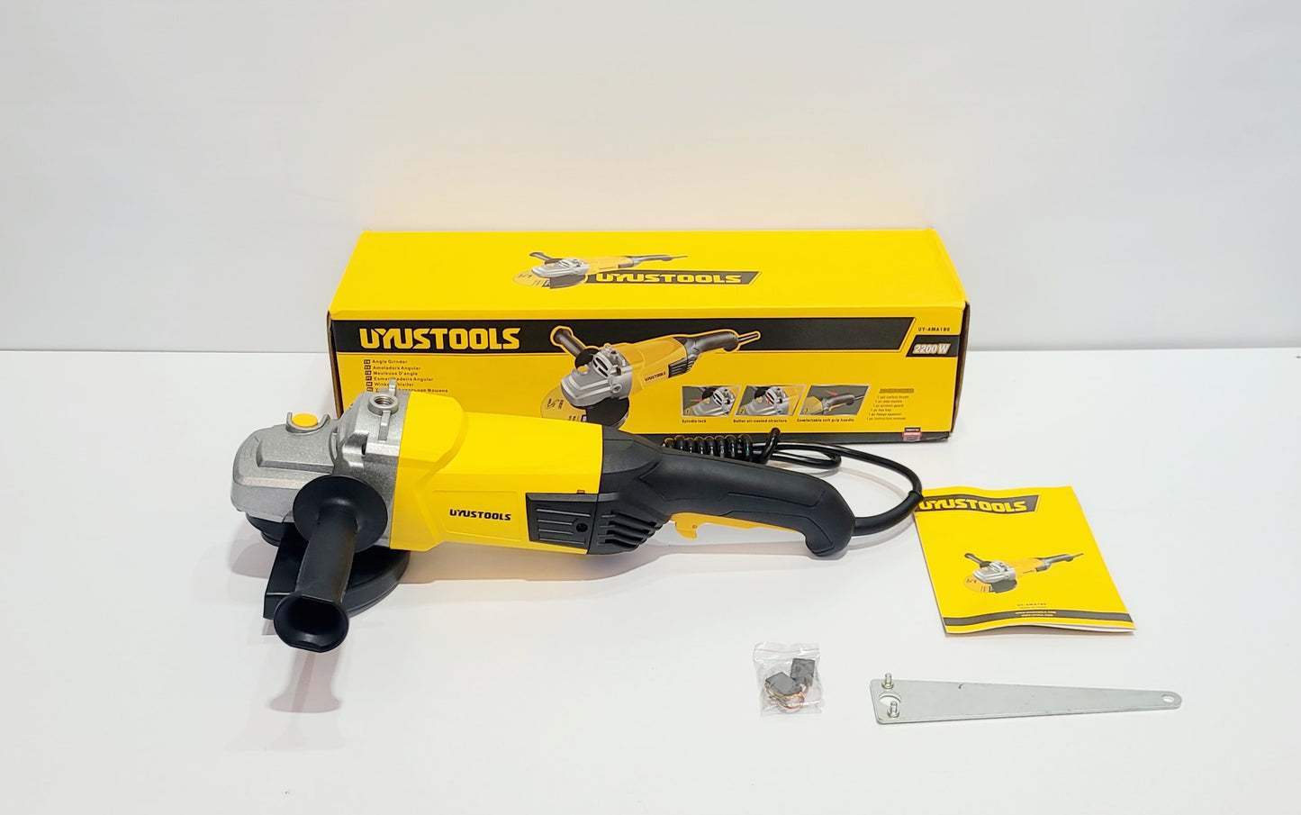 UYUSTOOLS PULIDORA DE 7" 2200W UY-AMA180