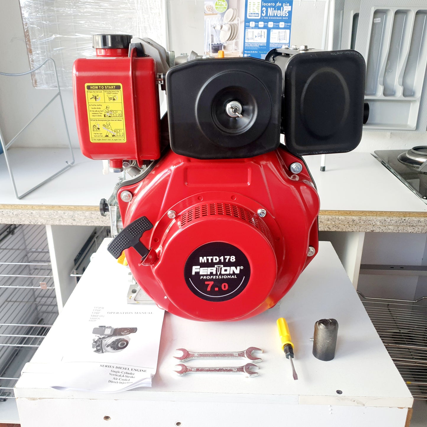 FERTON MOTOR DIESEL 7 HP MTD178