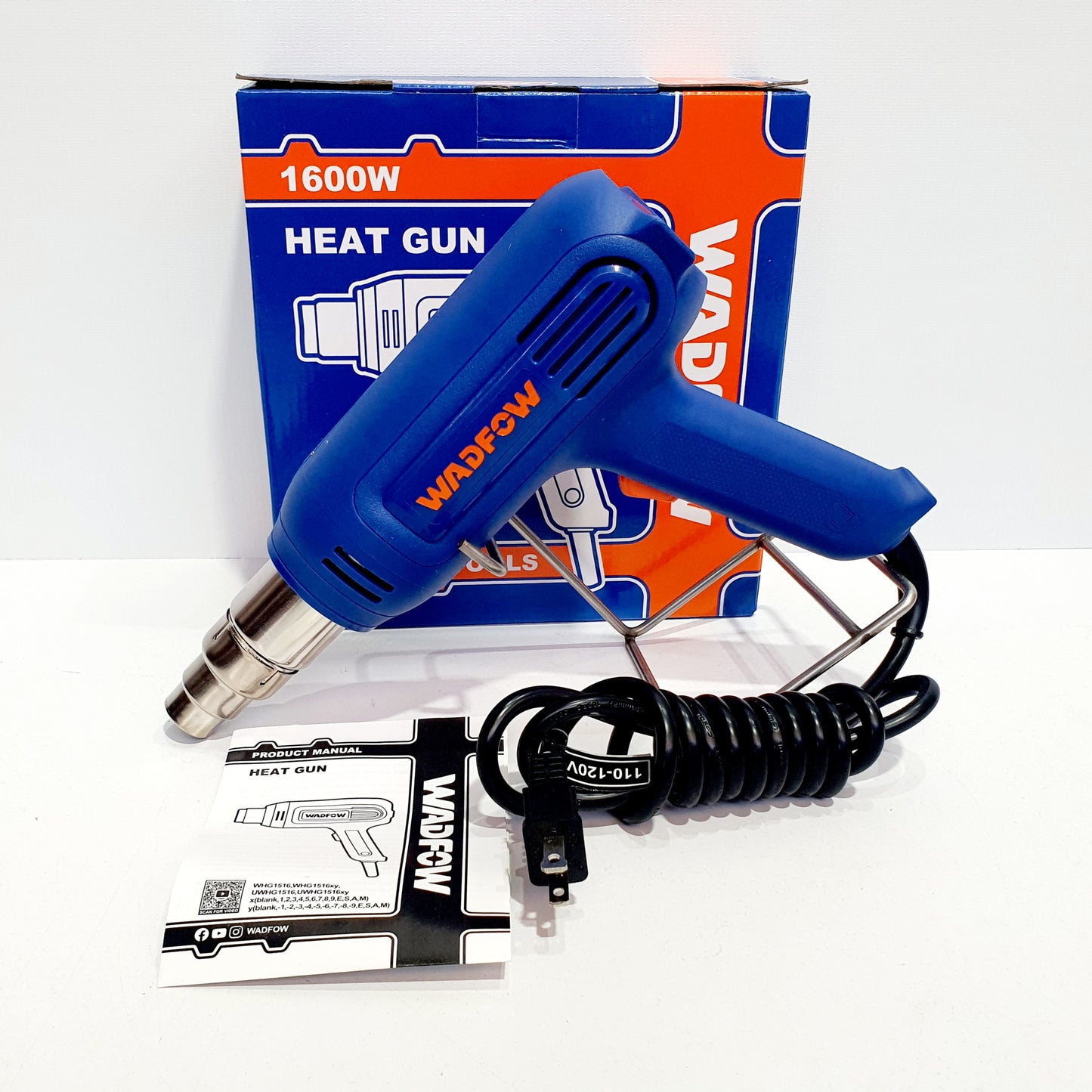 WADFOW PISTOLA CALOR 110V 60HZ 1600W T400-500°C UWHG1516
