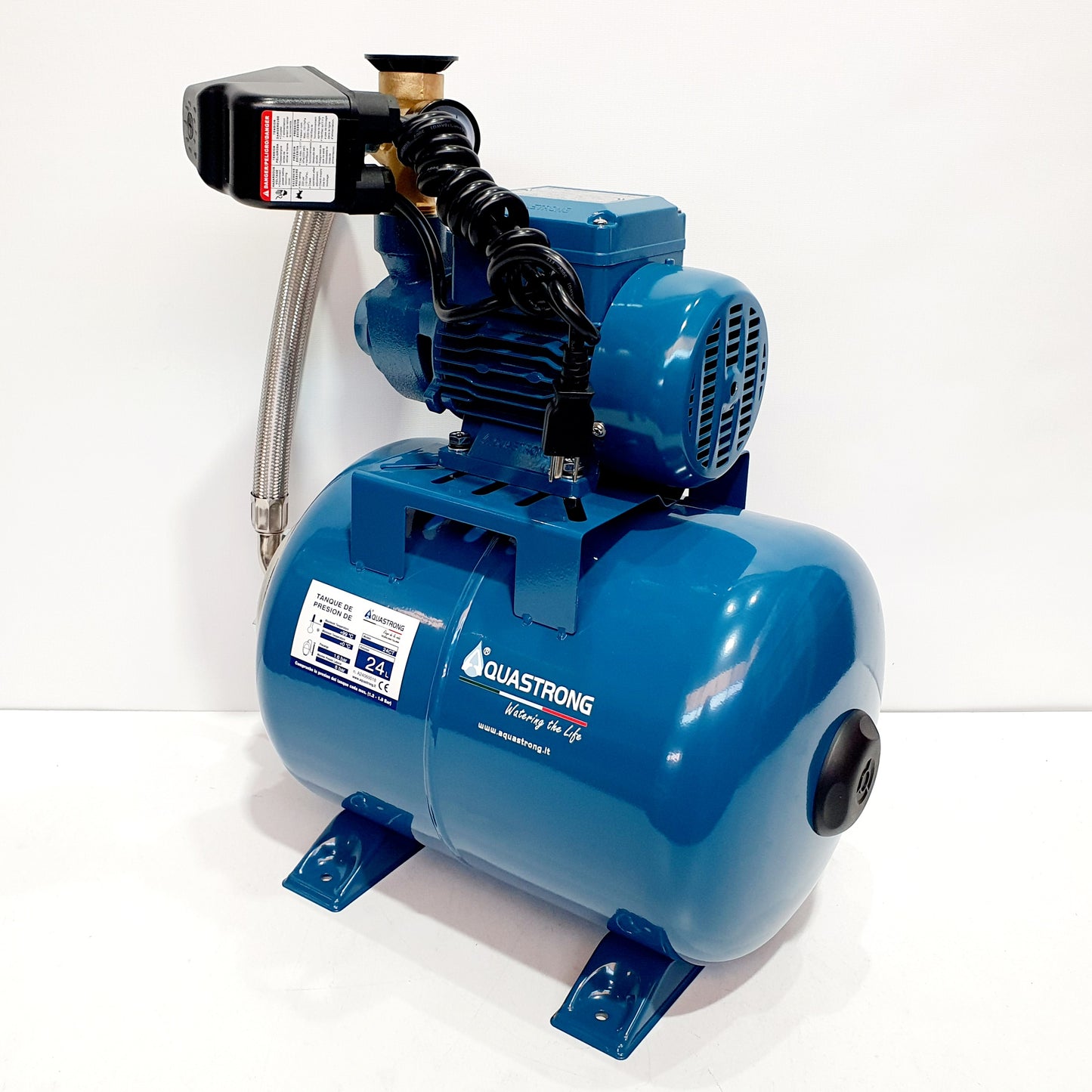 EQUIPO HIDRONEUMATICO EKM60 + TQ 24CT 110V/60HZ AQUASTRONG