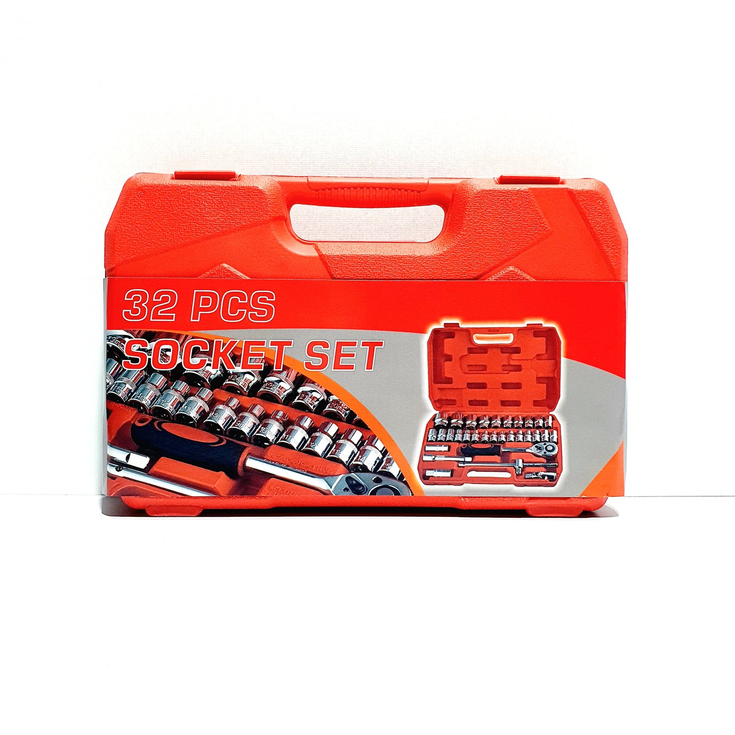 I.O JUEGO DE COPAS 32 PIEZAS ESTUCHE ROJO - 9793B