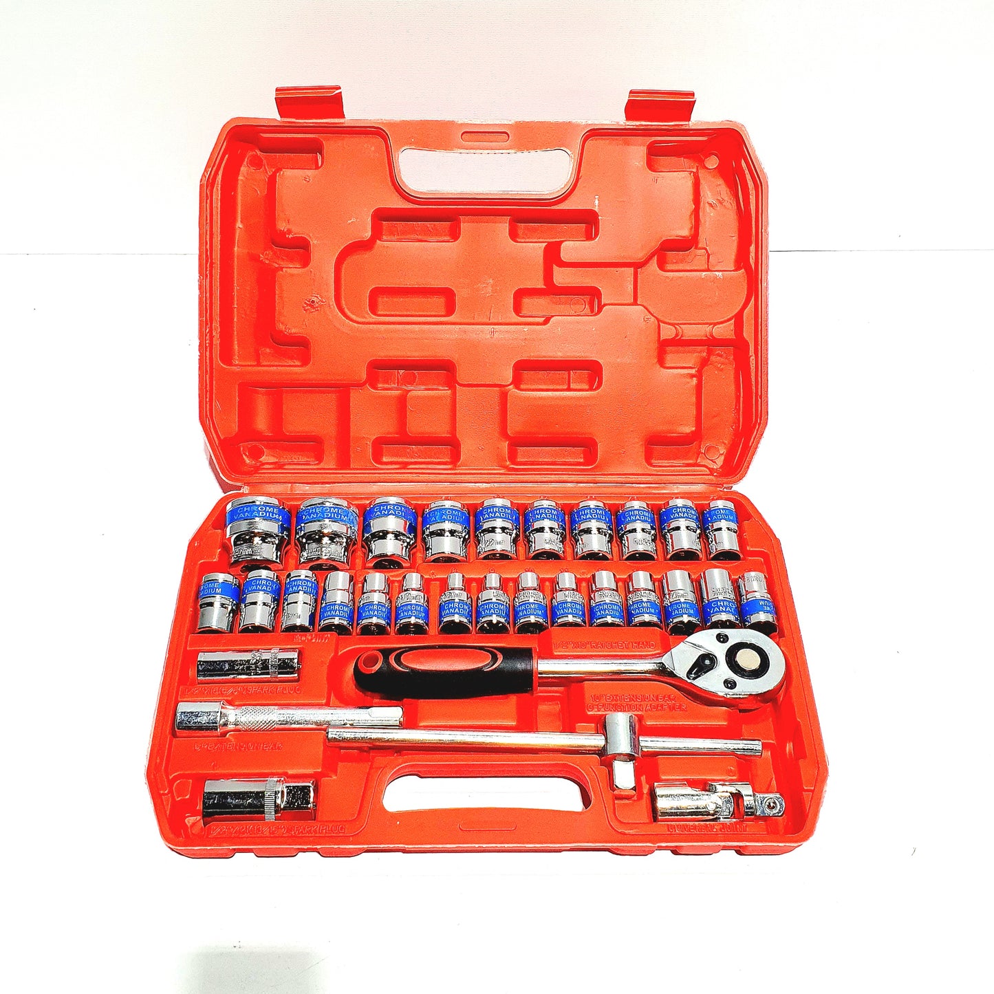 I.O JUEGO DE COPAS 32 PIEZAS ESTUCHE ROJO - 9793B