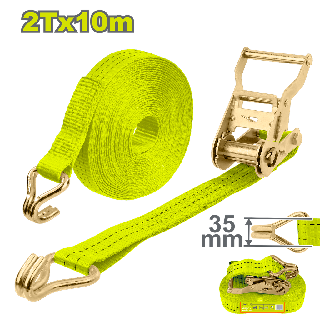 DYLLU CINCHA CON RACHET 2T X 10M DTRT13210
