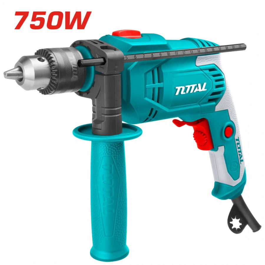 TOTAL TALADRO PERCUTOR 1/2" 750W UTG108136