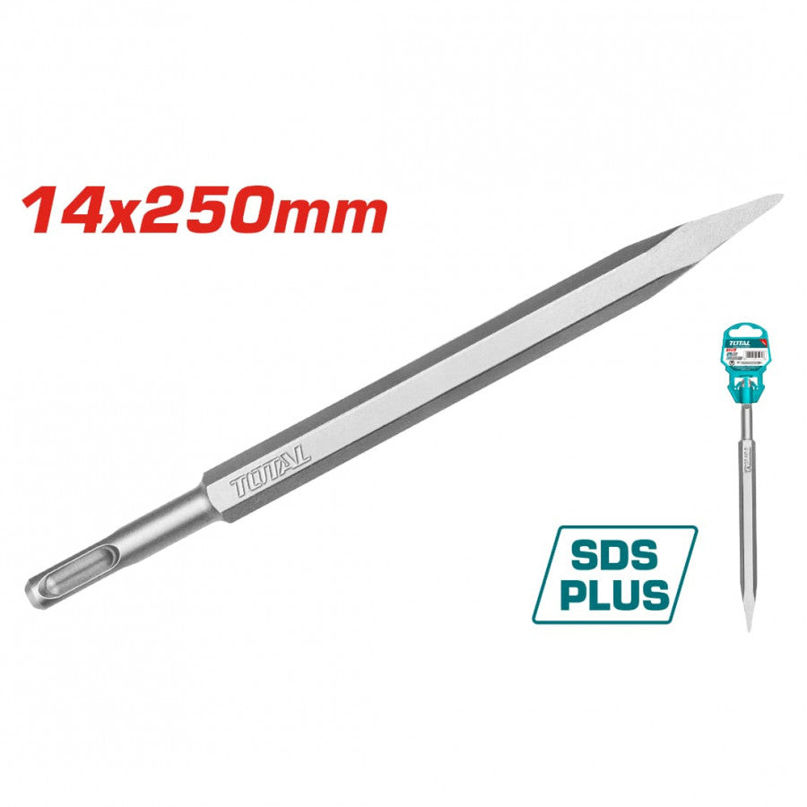 TOTAL CINCEL DE PUNTA SDS PLUS 14X250MM  TAC1511141