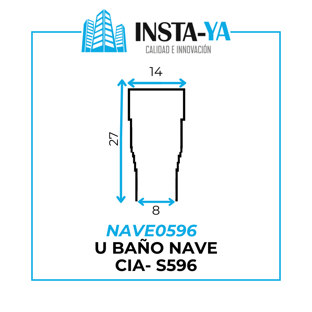 NAVE0596 U BAÑO NAVE CIA- S596
