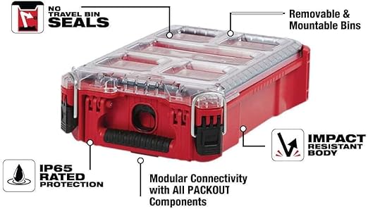 MILWAUKEE ORGANIZADOR COMPACTO PACKOUT 48-22-8435