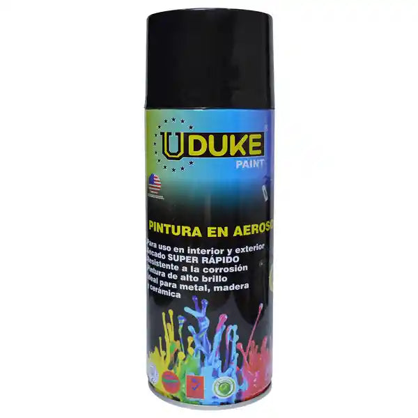 UDUKE AEROSOL NEGRO MATE 400ML HT40208