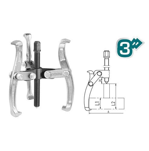 TOTAL EXTRACTOR DE 3 BRAZOS 3'' THTGP336