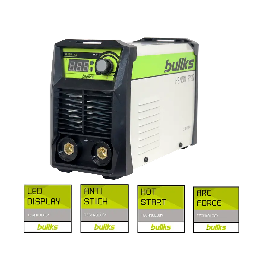 BULLKS SOLDADOR INVERSOR XENON 250 AMP 110/220V KRX-250