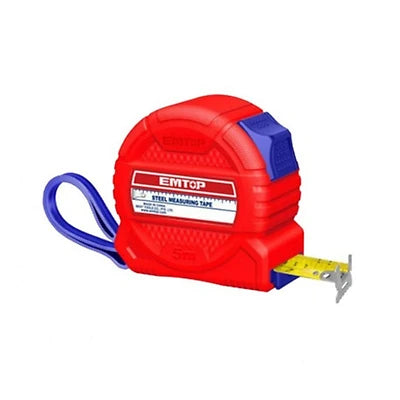 EMTOP FLEXOMETRO 5 MTS PLASTICO EMTP3519