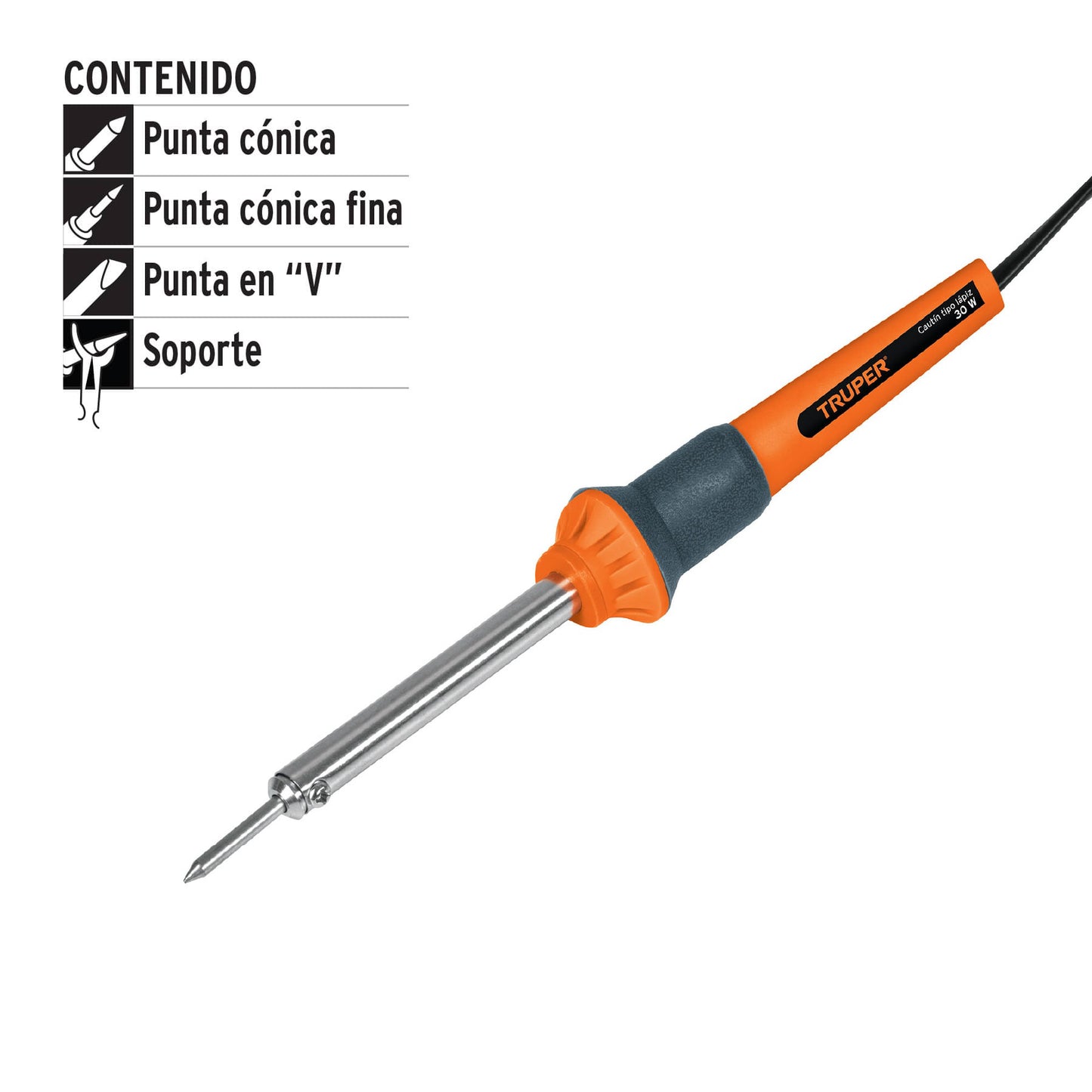 TRUPER CAUTIN TIPO LAPIZ 30W - 17545