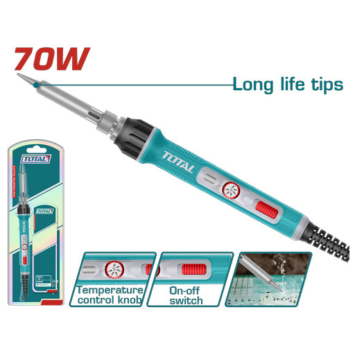 TOTAL SOLDADOR ELECTRICO / CAUTIN 70W UTET01606