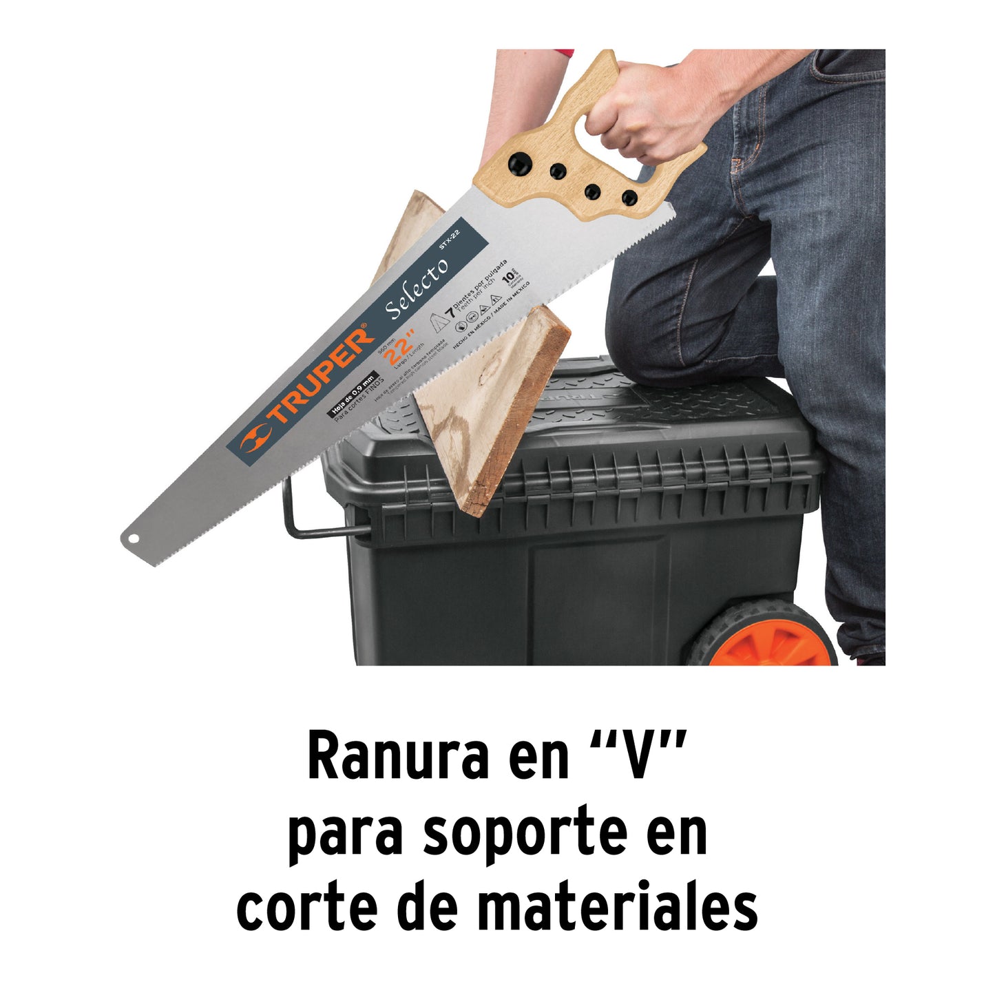 TRUPER CAJA PARA HERRAMIENTAS 23" CON RUEDAS 10902
