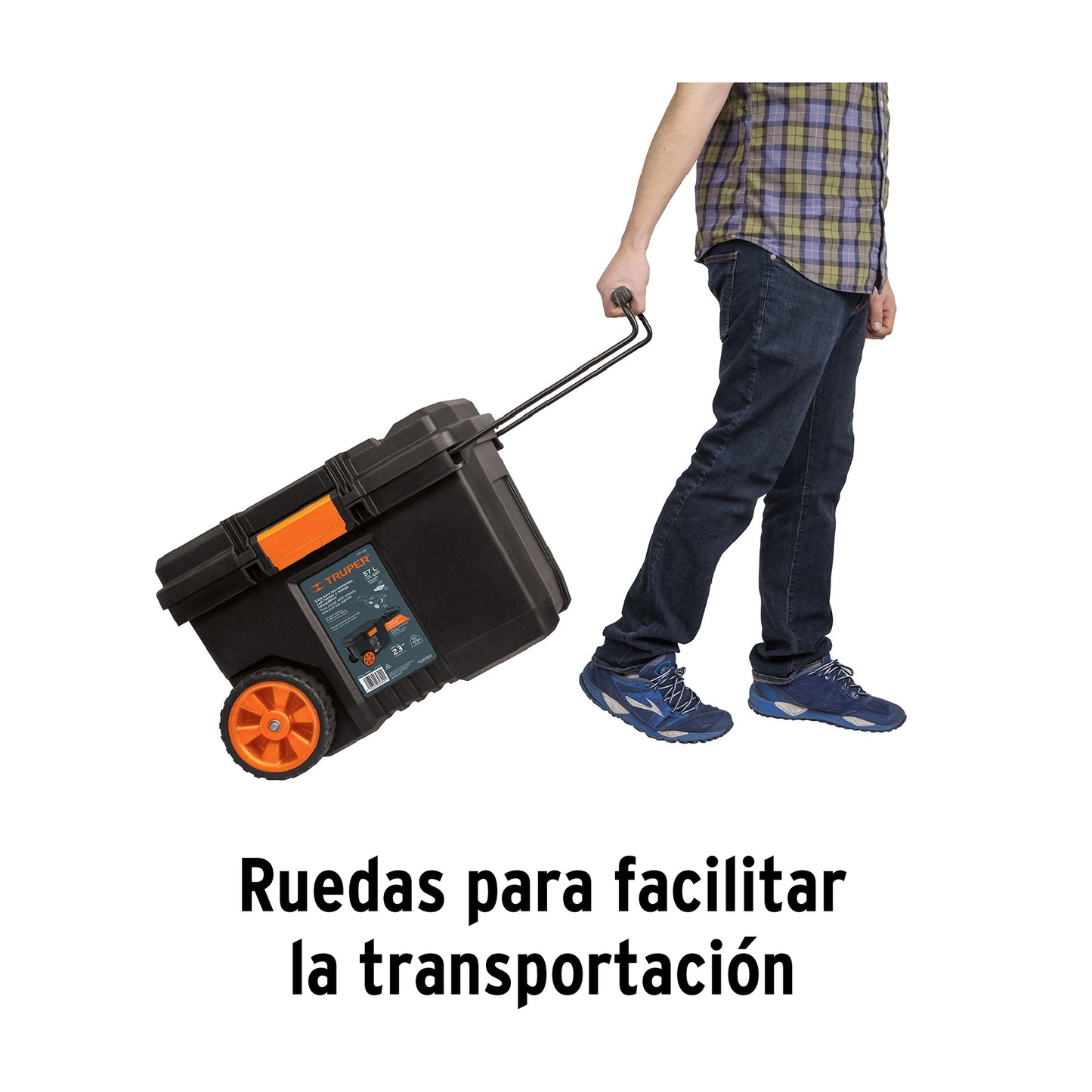 TRUPER CAJA PARA HERRAMIENTAS 23" CON RUEDAS 10902