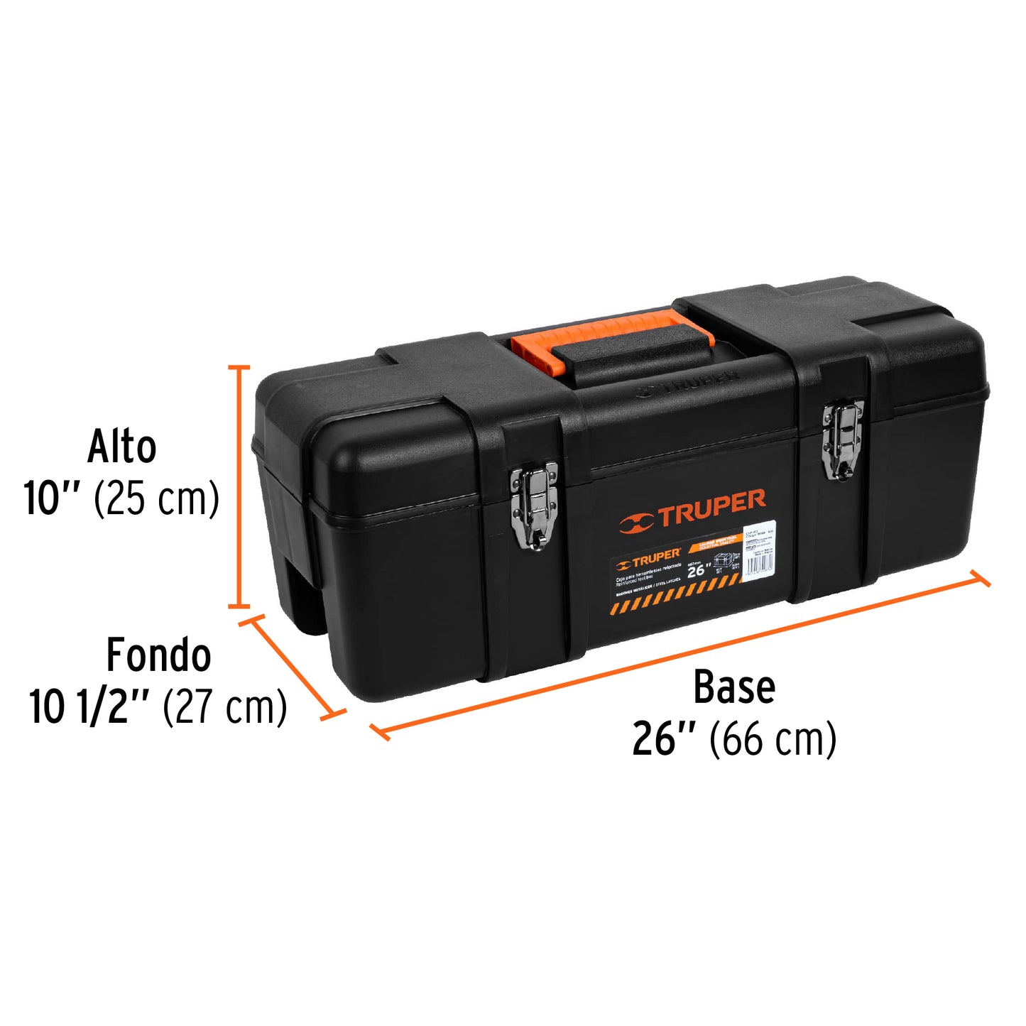 TRUPER CAJA PARA HERRAMIENTAS REFORZADA CHP-26X 19882