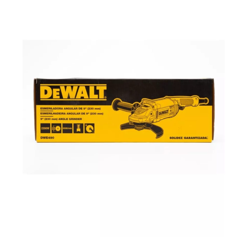 DEWALT PULIDORA ANGULAR DE 9" - DWE490
