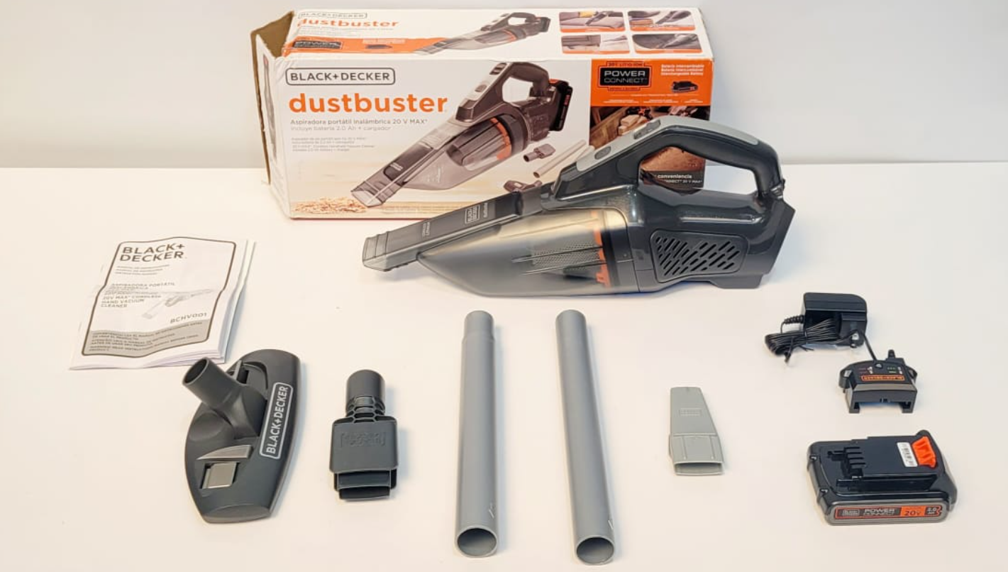 BLACK+DECKER ASPIRADORA PORTATIL INALAMBRICA 20V MAX BCHV001D1E