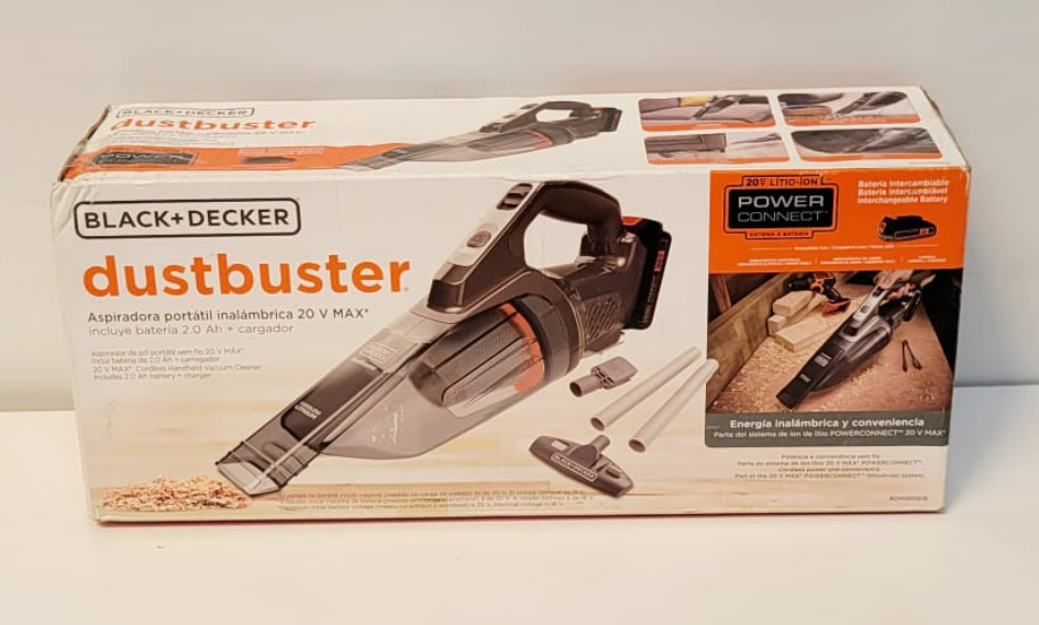 BLACK+DECKER ASPIRADORA PORTATIL INALAMBRICA 20V MAX BCHV001D1E