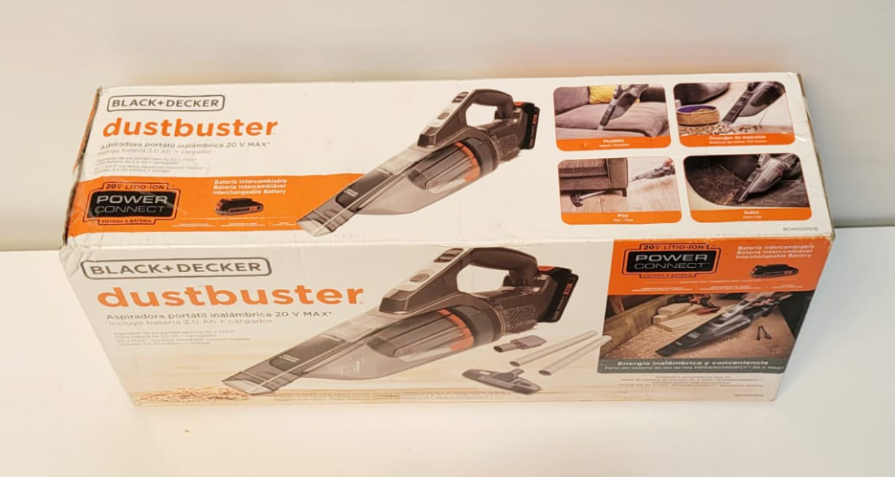 BLACK+DECKER ASPIRADORA PORTATIL INALAMBRICA 20V MAX BCHV001D1E