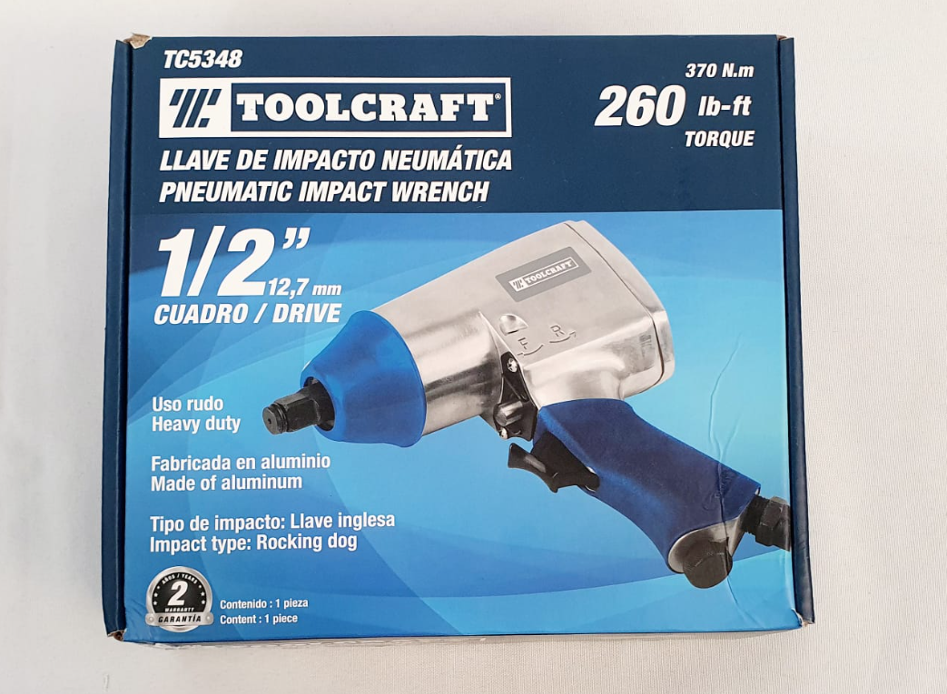 TOOLCRAFT LLAVE DE IMPACTO NEUMATICA - TC5348