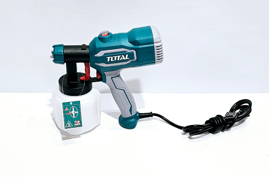 TOTAL PISTOLA PULVERIZADORA DE PINTURA 450W UTT3506