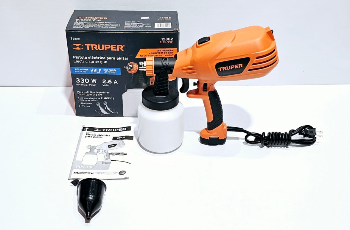 TRUPER PISTOLA ELECTRICA PARA PINTAR 330W 15382
