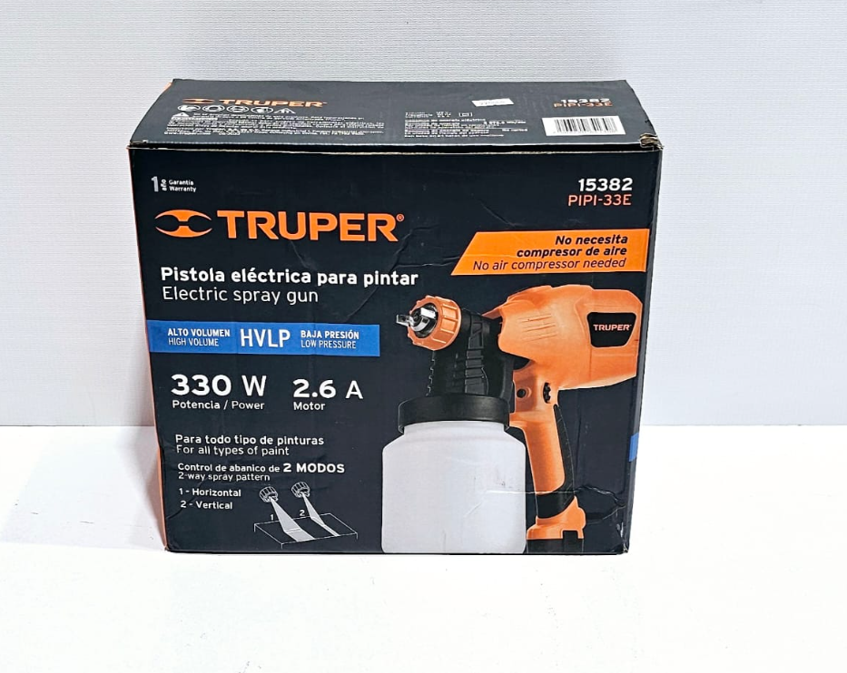TRUPER PISTOLA ELECTRICA PARA PINTAR 330W 15382