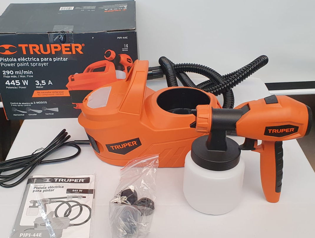 TRUPER PISTOLA ELECTRICA PARA PINTAR 600W- 15383