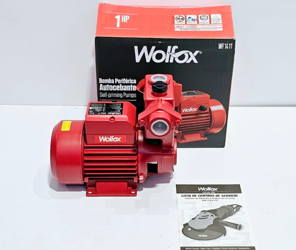 WOLFOX BOMBA PERIFERICA AUTOCEBANTE 1HP - WF1411
