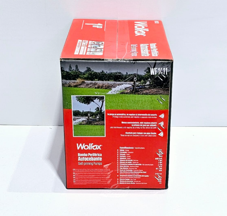 WOLFOX BOMBA PERIFERICA AUTOCEBANTE 1HP - WF1411