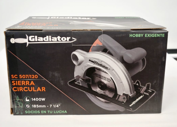GLADIATOR SIERRA CIRCULAR DE 7-1/4" - SC507/120