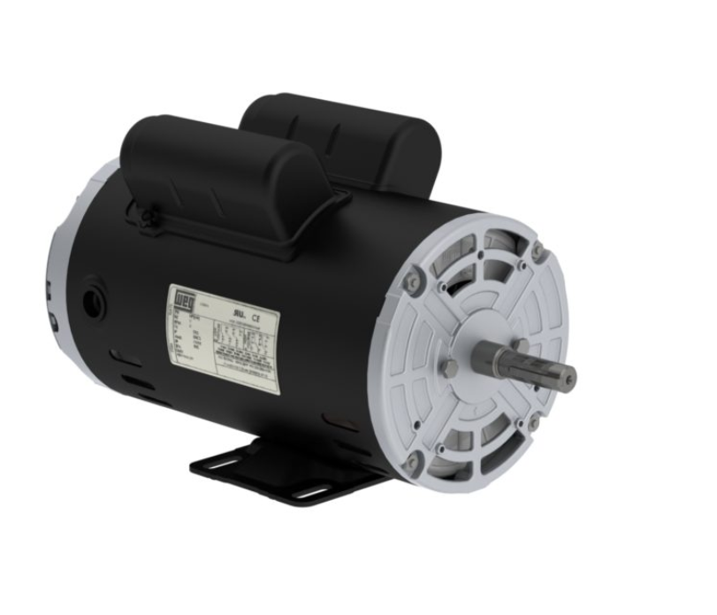 WEG MOTOR 2 HP 1800 RPM MONOFASICO 110v/220v NEMA SEMIABIERTO IP21 - CD002181HHB