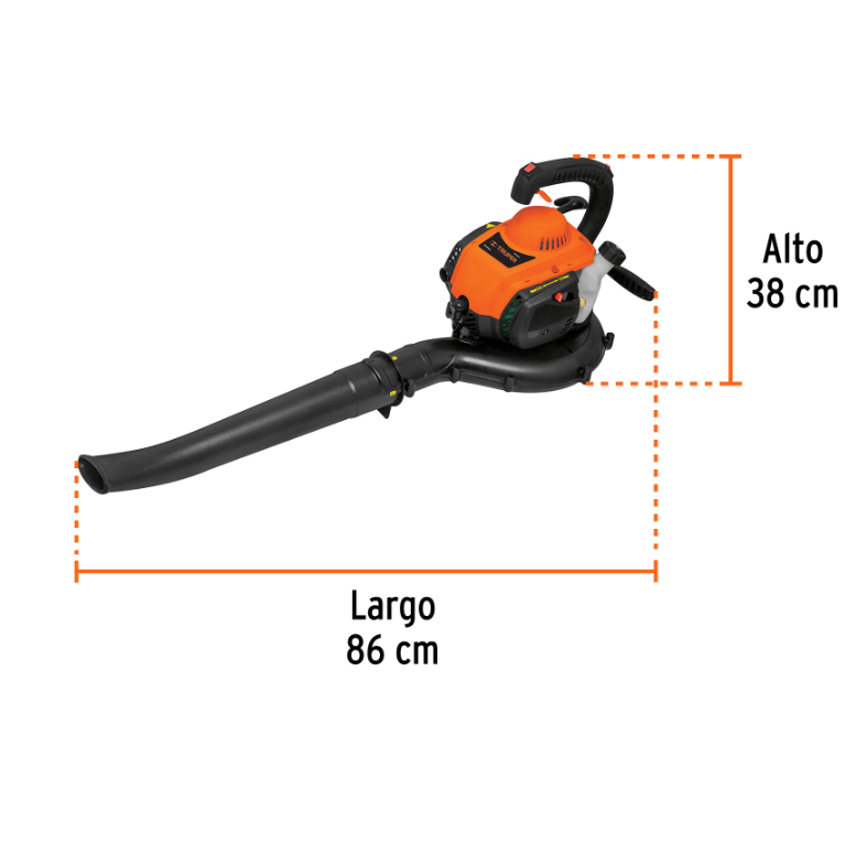 TRUPER SOPLADORA ASPIRADORA A GASOLINA 26 CM3 13047