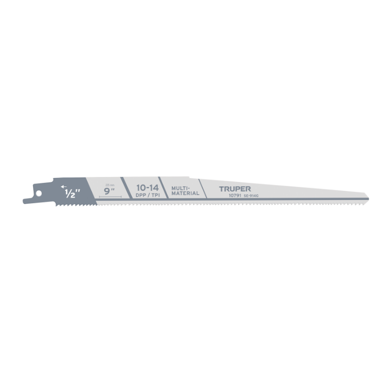TRUPER SEGUETAS BIMETALICAS PARA SIERRA SABLE 9" X 2 PIEZAS 10791