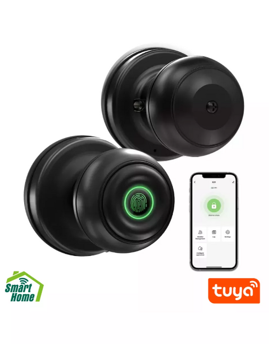 VERA CERRADURA ELECTRONICA DE POMO NEGRA 46660