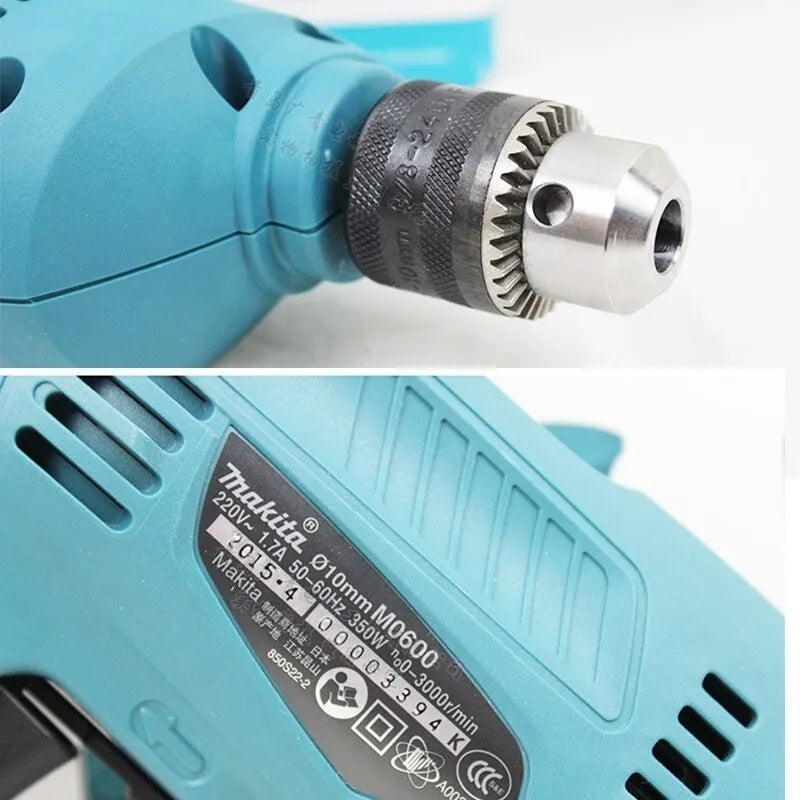 MAKITA TALADRO 350W + JUEGO DE BROCAS M0600X1B