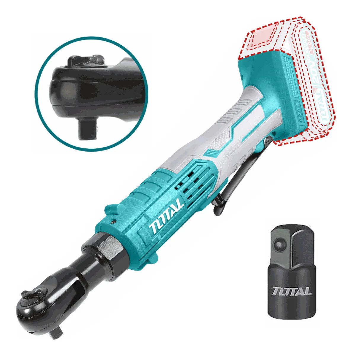 TOTAL RACJET INALAMBRICO 3/8" 20V TDRLI2060151