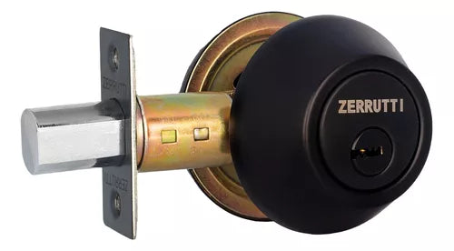 ZERRUTTI CERRADURA ENTREDA PRINCIPAL NEGRA LLAVE-VOLTIADOR Z QUADRATTO N CS