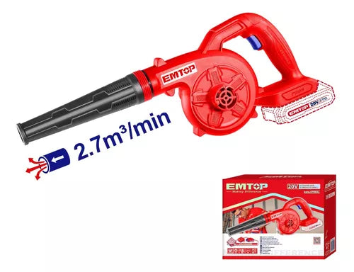 EMTOP SOPLADORA INALAMBRICA 20V
