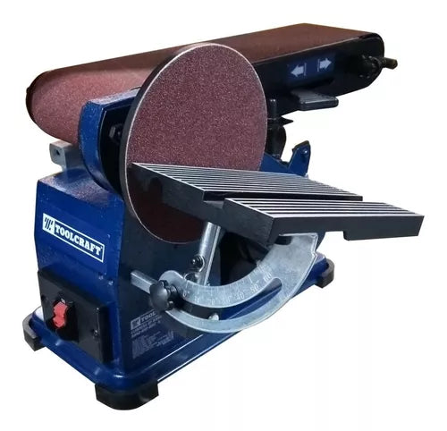 TOOLCRAFT LIJADORA DE BANCO BANDA Y DISCO 4" X 6" 1/2 HP TC5274