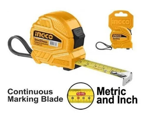 INGCO FLEXOMETRO 5 MTS X 25MM HSMT26525