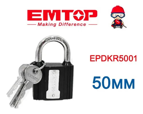 EMTOP CANDADO 50 MM EPDKR5001