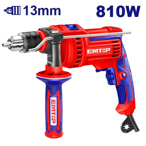 EMTOP TALADRO PERCUTOR 1/2" 810W ULMDL0811