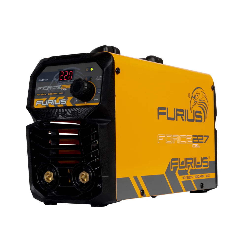 FURIUS SOLDADOR INVERSOR FORCE 227 - 220 AMP - 110/220V FW227CEL