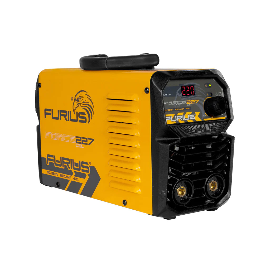 FURIUS SOLDADOR INVERSOR FORCE 227 - 220 AMP - 110/220V FW227CEL