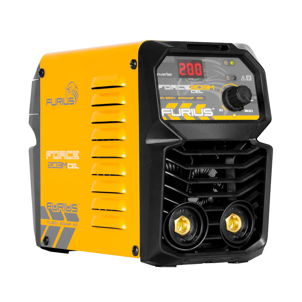 FURIUS MINI SOLDADOR INVERSOR 200 AMP FORCE203MCEL FW203MCEL